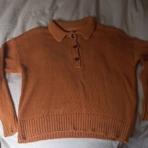 Roots Camel Knit Sweater